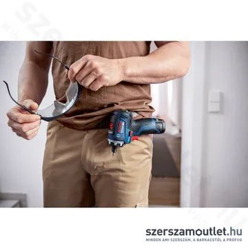 BOSCH GSR 12V-35 HX Akkus csavarozó szénkefementes, L-Boxxban (2x3,0Ah/12V) (06019J9100)