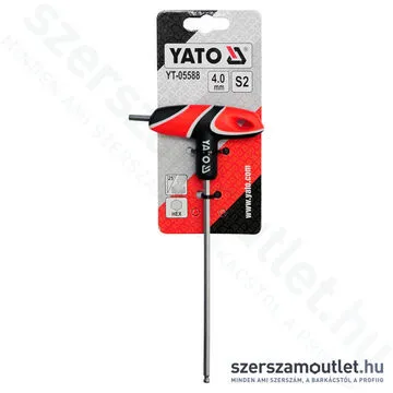YATO Gömbfejű imbuszkulcs, T-markolattal 4x140mm (YT-05588)