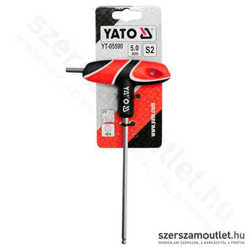 YATO Gömbfejű imbuszkulcs T-markolattal 5mm (YT-05590)