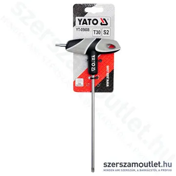 YATO Torx kulcs, T-markolattal T30x170mm (YT-05608)