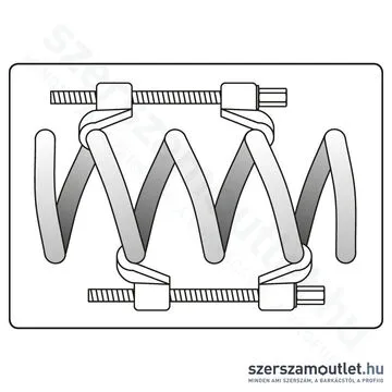 YATO Rugóösszehúzó 90x200mm (2db) (YT-0605)