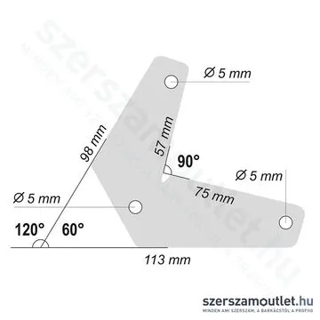 YATO 2 részes mágneses munkadarab rögzítő, 10kg-ig (YT-08721)