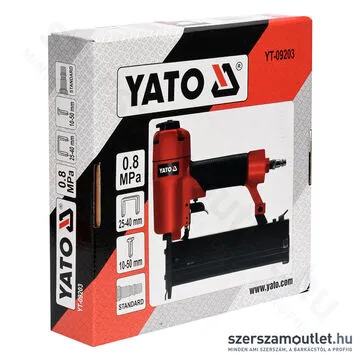 YATO Pneumatikus tűzőgép és szegbelövő (25-40mm/10-50mm) (YT-09203)