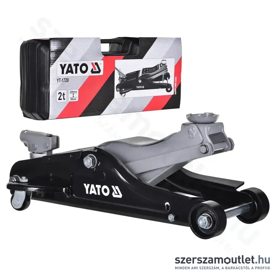 YATO Alacsony profilú hidraulikus krokodilemelő kofferben 89-359mm (2t) (YT-1720)