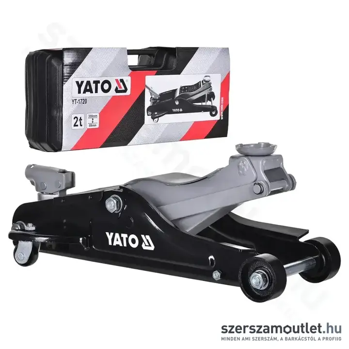 YATO Alacsony profilú hidraulikus krokodilemelő kofferben 89-359mm (2t) (YT-1720)