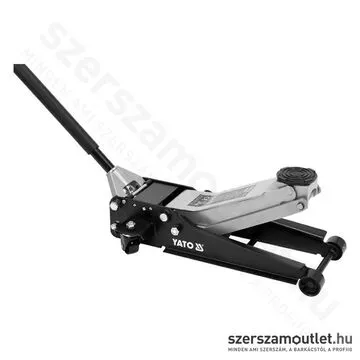 YATO Alacsony profilú hidraulikus krokodilemelő dupla dugattyúval 2,5t (YT-17207)