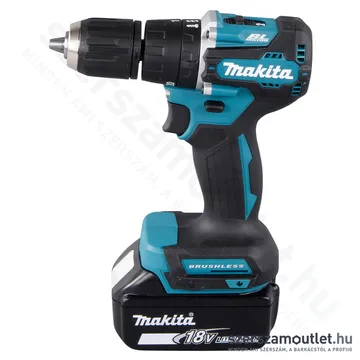 MAKITA DHP487RAJ Akkus szénkefementes ütvefúró-csavarbehajtó MakPac kofferben (2x18V/2,0Ah)