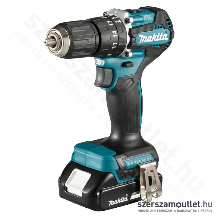 MAKITA DHP487RAJ Akkus szénkefementes ütvefúró-csavarbehajtó MakPac kofferben (2x18V/2,0Ah)