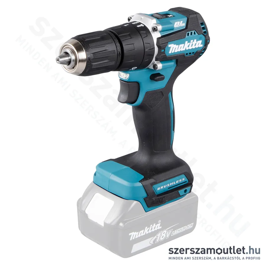 MAKITA DHP487Z Akkus szénkefementes ütvefúró-csavarbehajtó (18V) (Akku és töltő nélkül!)