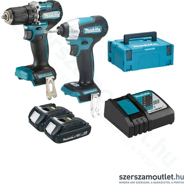 MAKITA DLX2423AJ Akkus gépszett DDF487Z+DTD157Z (2x2,0Ah/18V)