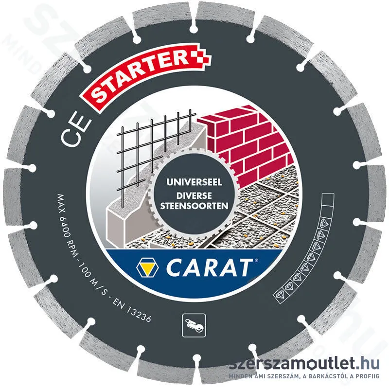 CARAT Gyémánttárcsa 350x25,4mm (CES3504000)