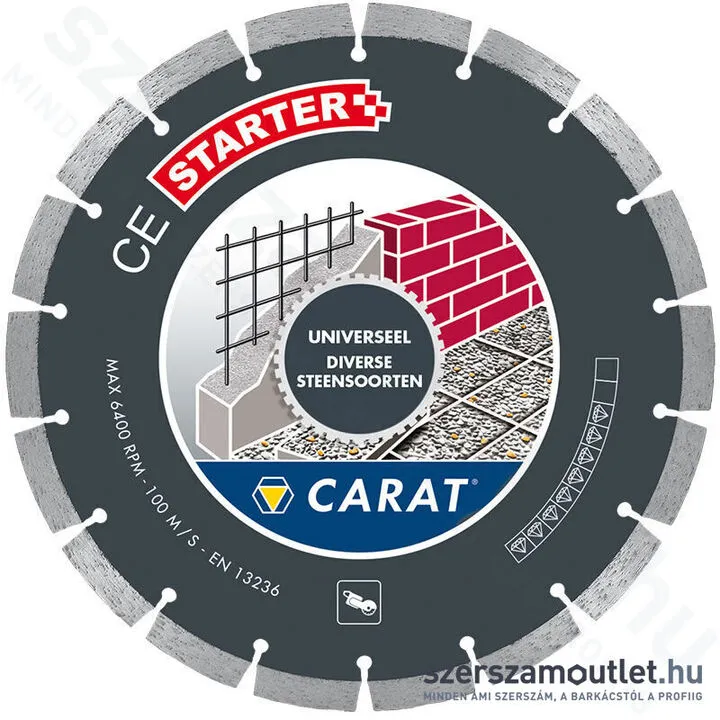 CARAT Gyémánttárcsa 350x25,4mm (CES3504000)