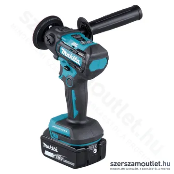 MAKITA DPV300RTJ Szénkefementes Polírozó (18V/80mm) (2x5,0Ah)