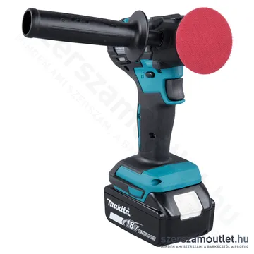 MAKITA DPV300RTJ Szénkefementes Polírozó (18V/80mm) (2x5,0Ah)
