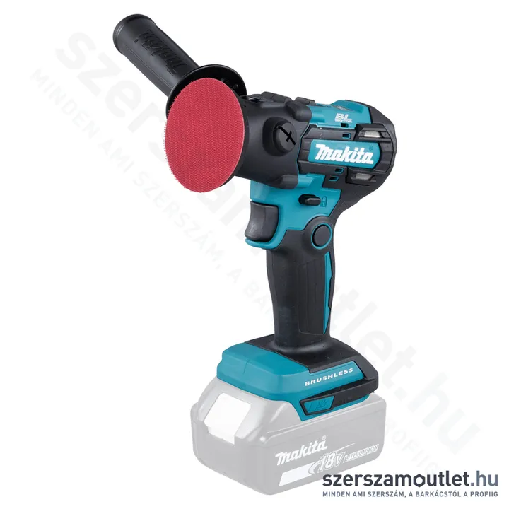 MAKITA DPV300Z Szénkefementes Polírozó (18V/80mm) (Akku és töltő nélkül!)