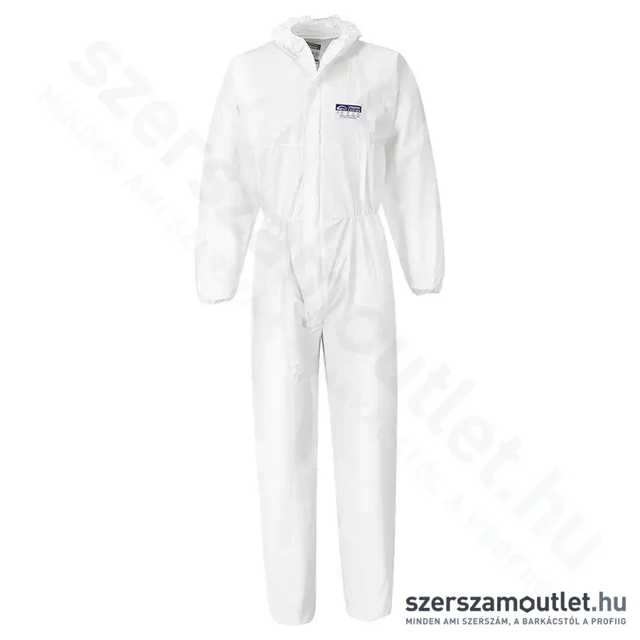PORTWEST ST40 BIZTEX™ Microporous védőoverál | Type 5/6 [Fehér] (ST40WHR)