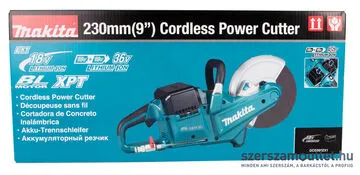 MAKITA DCE090ZX1 gyorsdaraboló 230mm 18V LXT BL (Akku és töltő nélkül)