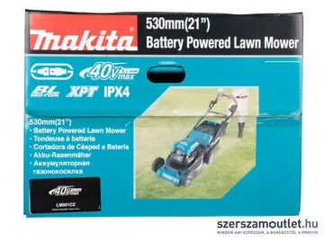 MAKITA LM001CZ Akkus fűnyíró acélház 53cm (40V) (Akku és töltő nélkül!)