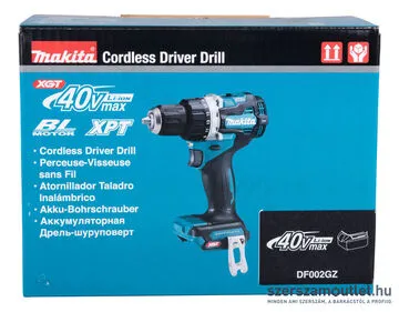 MAKITA DF002GZ Akkus szénkefementes fúró-csavarbehajtó (40V) (Akku és töltő nélkül!)