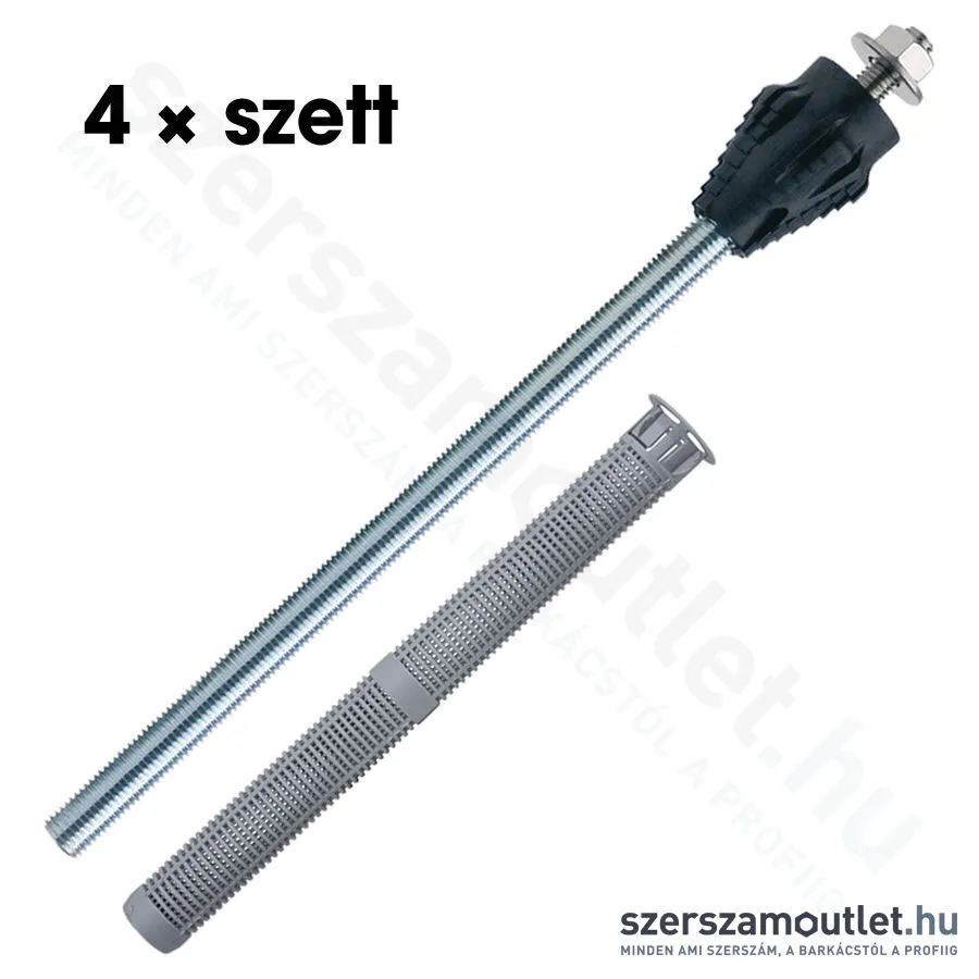 FISCHER TherMax távtartódübel+csavar szett | 16/170 M12 [4db] (51293)