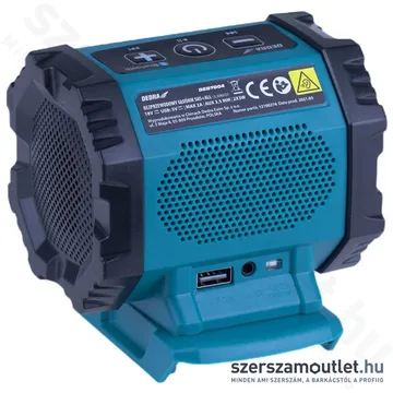 DEDRA SAS+ALL Akkus Bluetooth hangszóró (18V) (Akku és töltő nélkül!) (DED7004)