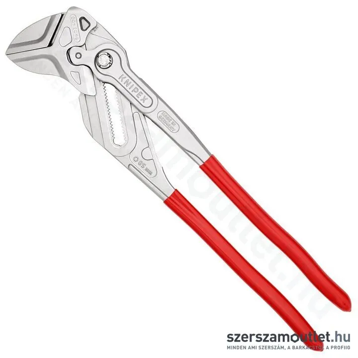 KNIPEX XL Párhuzamfogó, fogó és csavarkulcs egyben 400mm (86 03 400)