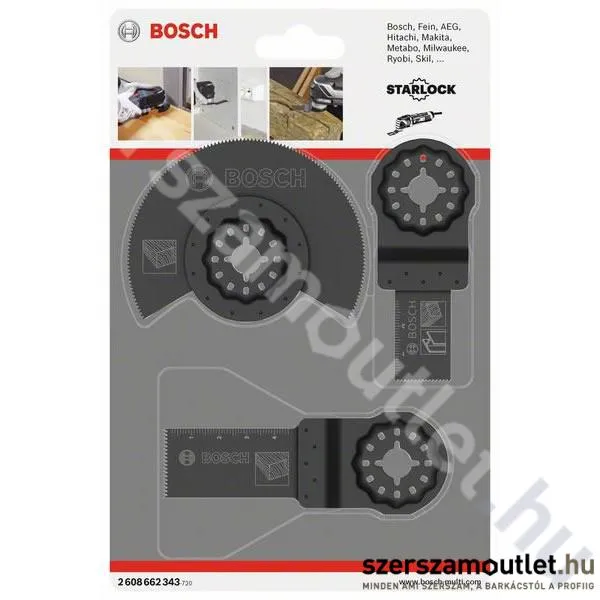 BOSCH 3 részes Starlock kezdő készlet fához (2608662343)