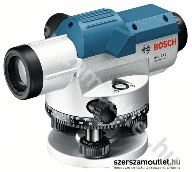 BOSCH GOL 32 D Optikai szintező + BT 160 Állvány + GR500 Mérőléc (06159940AX)