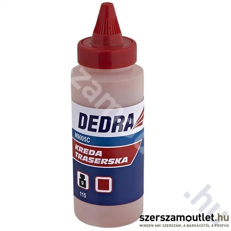 DEDRA Krétapor piros 115g (M9005C)