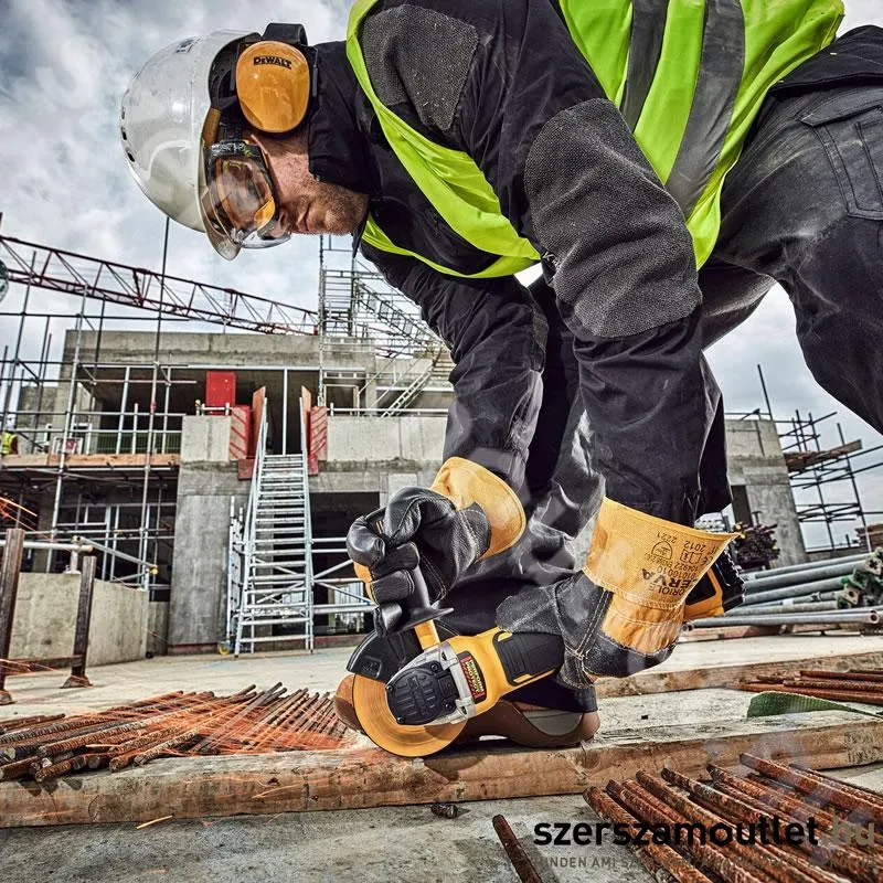 DEWALT DCG405N-XJ Akkus szénkefe mentes sarokcsiszoló (18V/125mm) (Akku és töltő nélkül)
