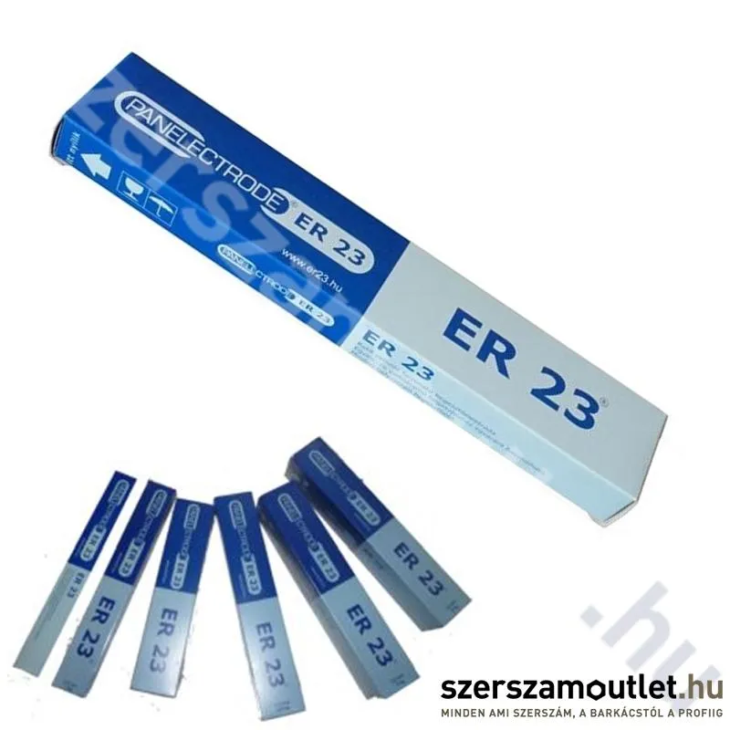 PANELECTRODE ER 23 Ötvözetlen rutilos hegesztő elektróda 2,5kg (2,5X350mm) (ER23252500)