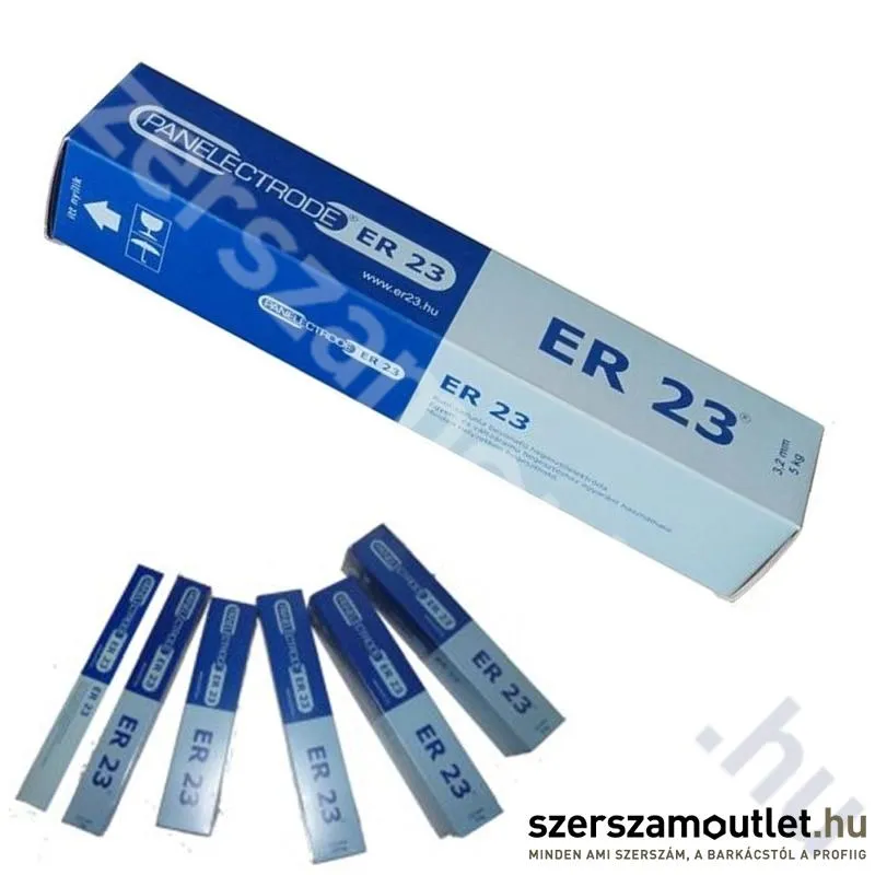 PANELECTRODE ER 23 Ötvözetlen rutilos hegesztő elektróda 5kg (3,2X350mm) (ER23325000)