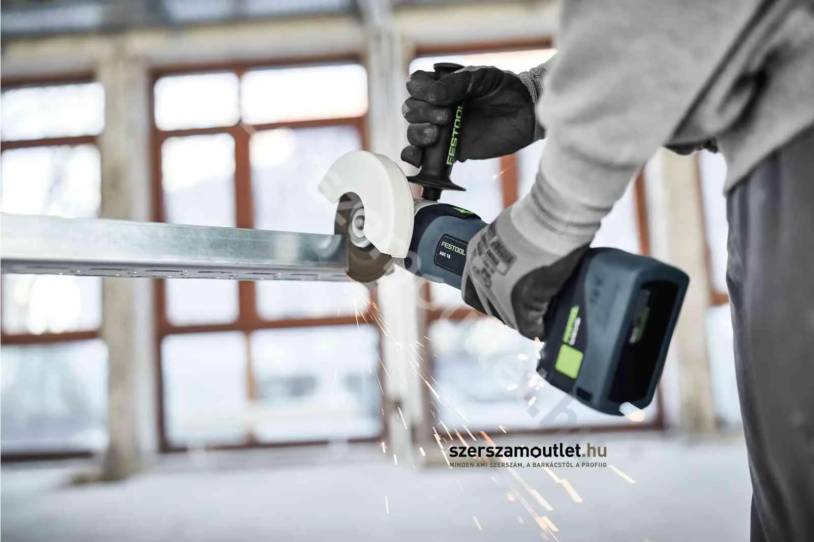 FESTOOL AGC 18-125 Li EB-Basic Akkus sarokcsiszoló (18V/125mm) (Akku és töltő nélkül!)