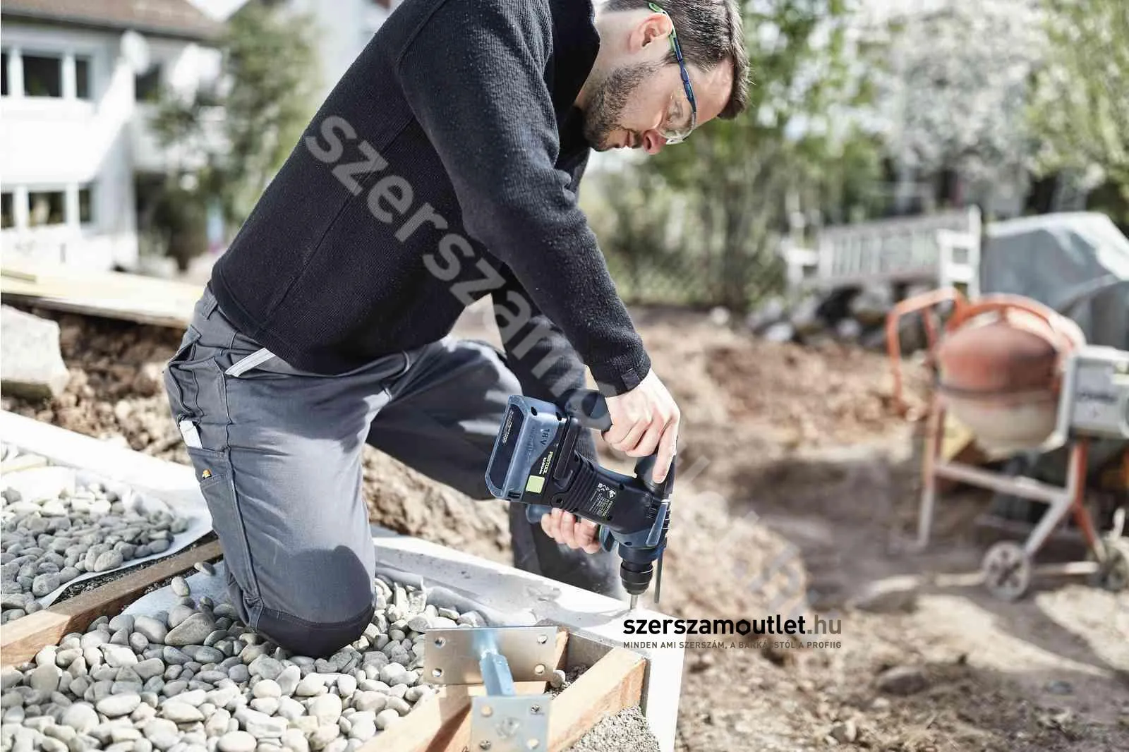 FESTOOL BHC 18 HPC 4,0 I-Plus akkus fúrókalapács (18V 4,0Ah)