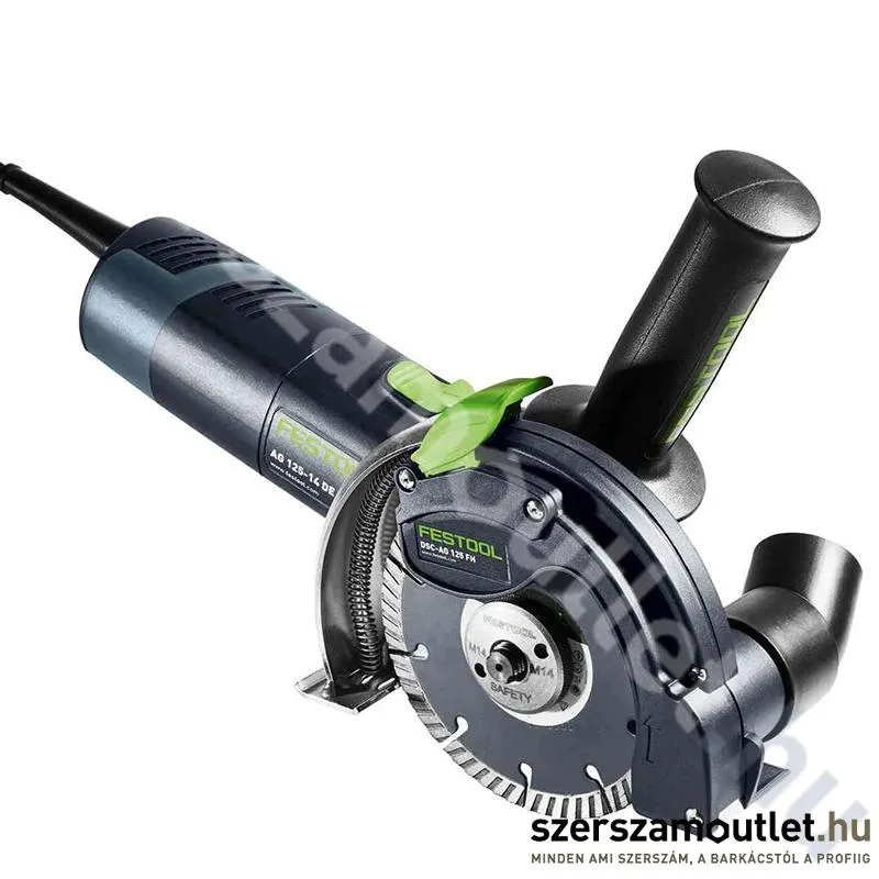 FESTOOL DSC-AG 125 FH-Plus gyémánt bontórendszer, horonymaró, 1 tárcsás (1400W/125mm)
