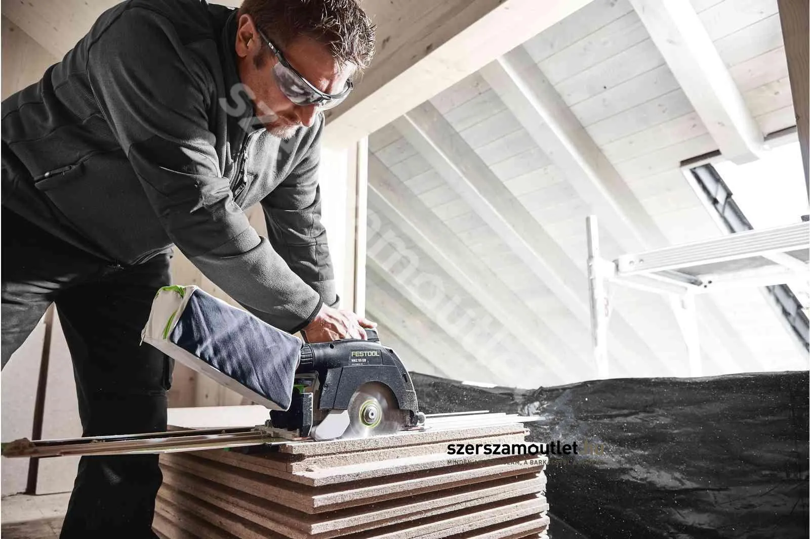 FESTOOL HKC 55 EB-Basic akkus körfűrész Systainer-ben (18V) (akku és töltő nélkül!)