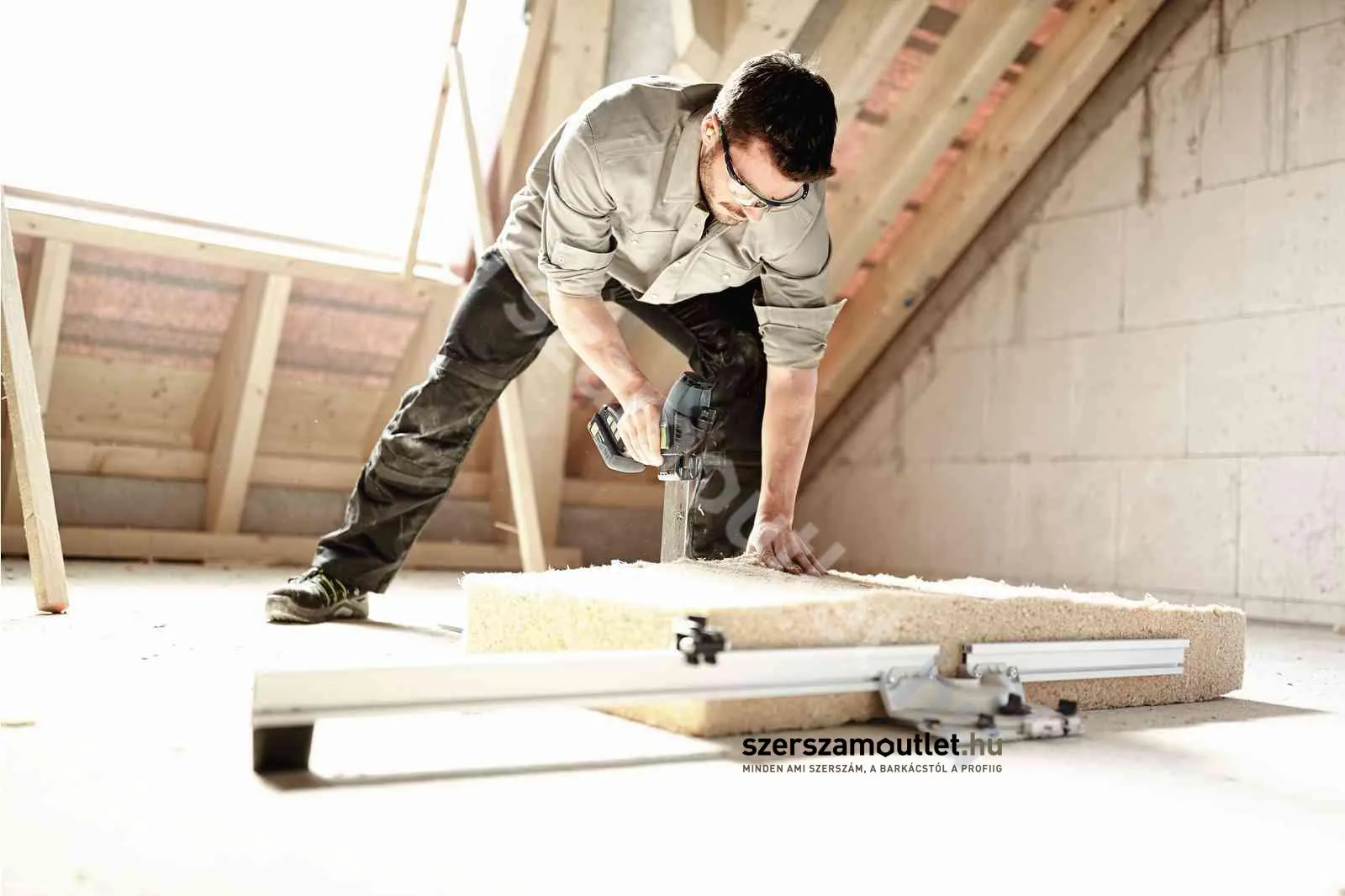 FESTOOL ISC 240 HPC 4,0 EBI-Plus-XL-FS Akkus szigetelőanyag vágó (18V 4,0Ah)