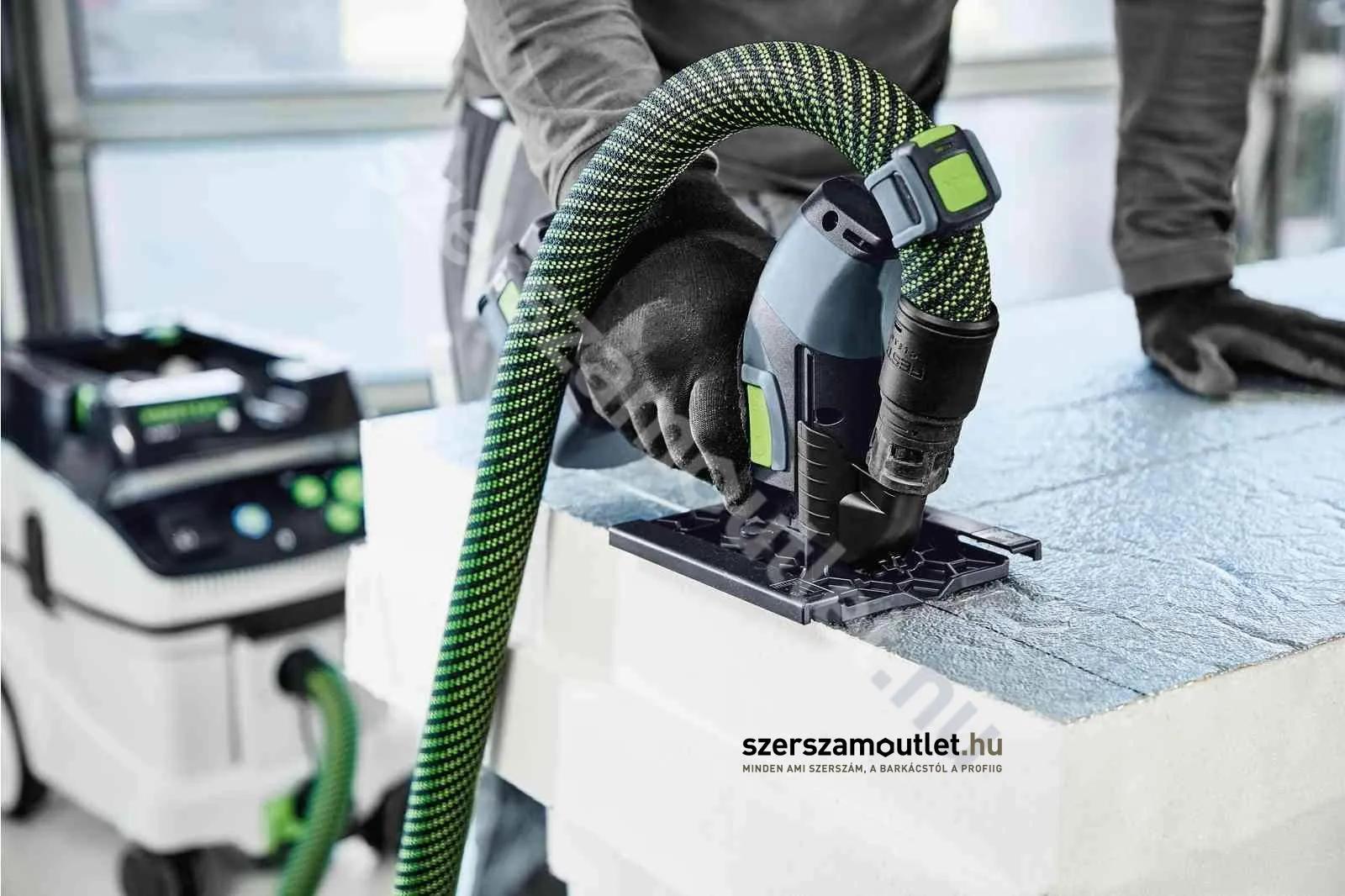 FESTOOL ISC 240 HPC 4,0 EBI-Plus-XL-FS Akkus szigetelőanyag vágó (18V 4,0Ah)