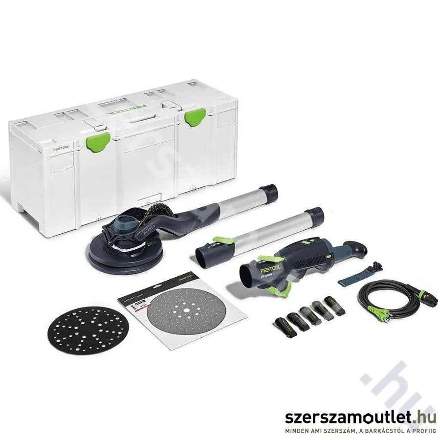 FESTOOL LHS 2 225 EQI-Plus Planex Hosszúszárú falcsiszoló Systainer-ben (400W/225mm)