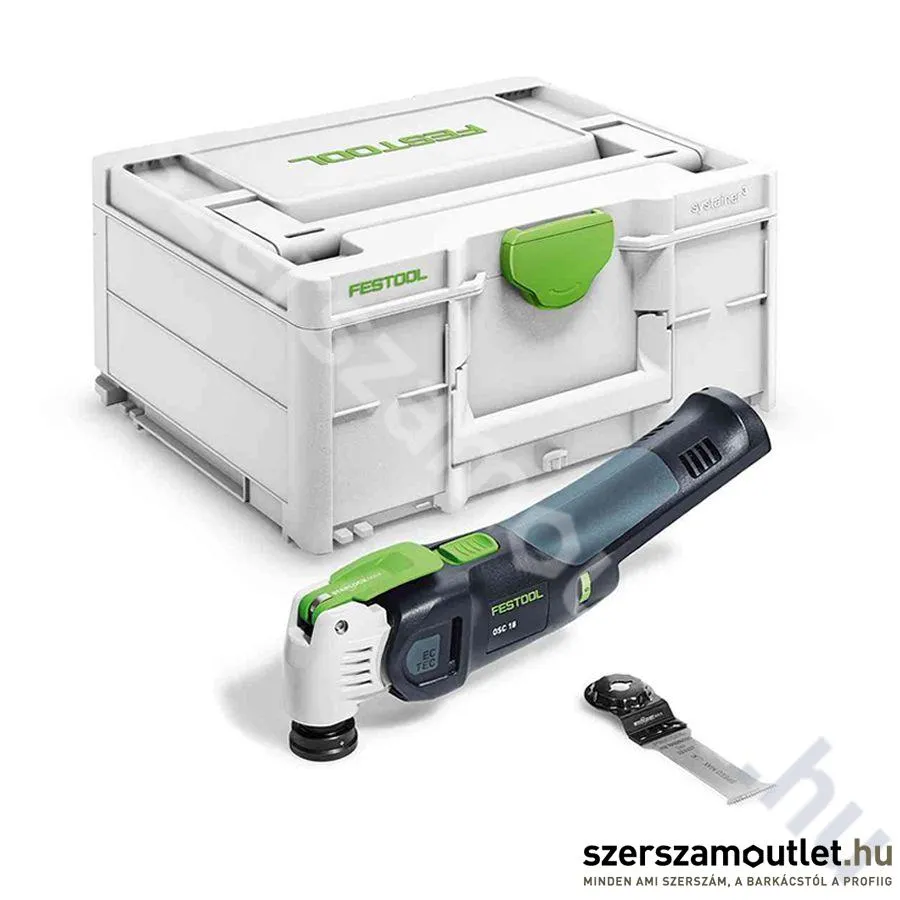 FESTOOL OSC 18 Li E-Basic VECTURO Akkus oszcilláló multigép (18V) (Akku és töltő nélkül!)