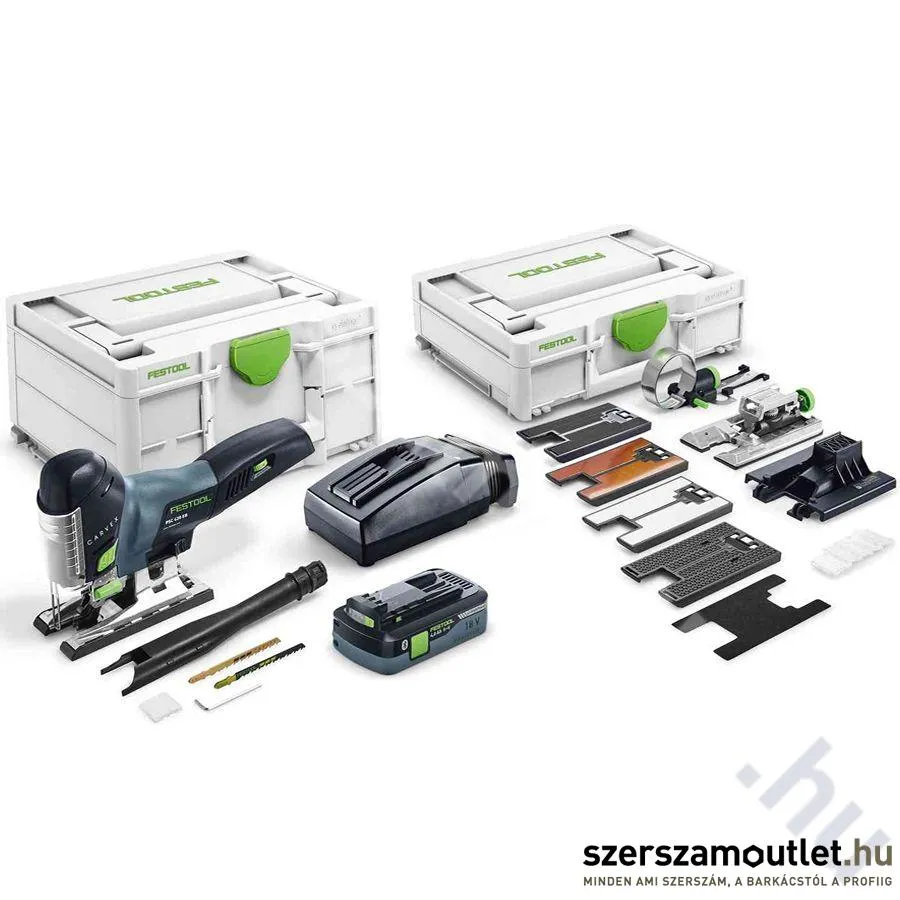 FESTOOL PSC 420 HPC 4,0 EBI-Set Carvex szúrófűrész AIRSTREAM 1db(18V 4,0Ah)akku+töltő