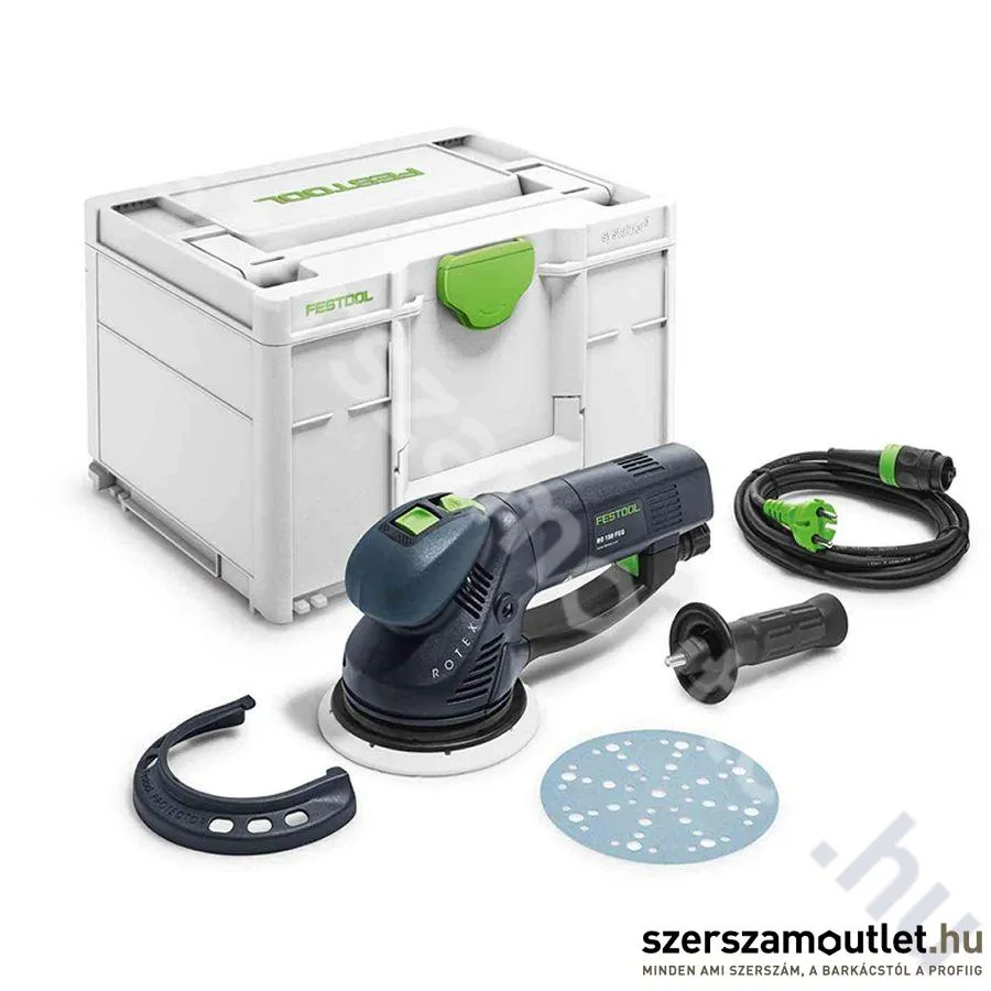 FESTOOL RO 150 FEQ-Plus Rotex áttételes excentercsiszoló Systainer-ben (720W/150mm)