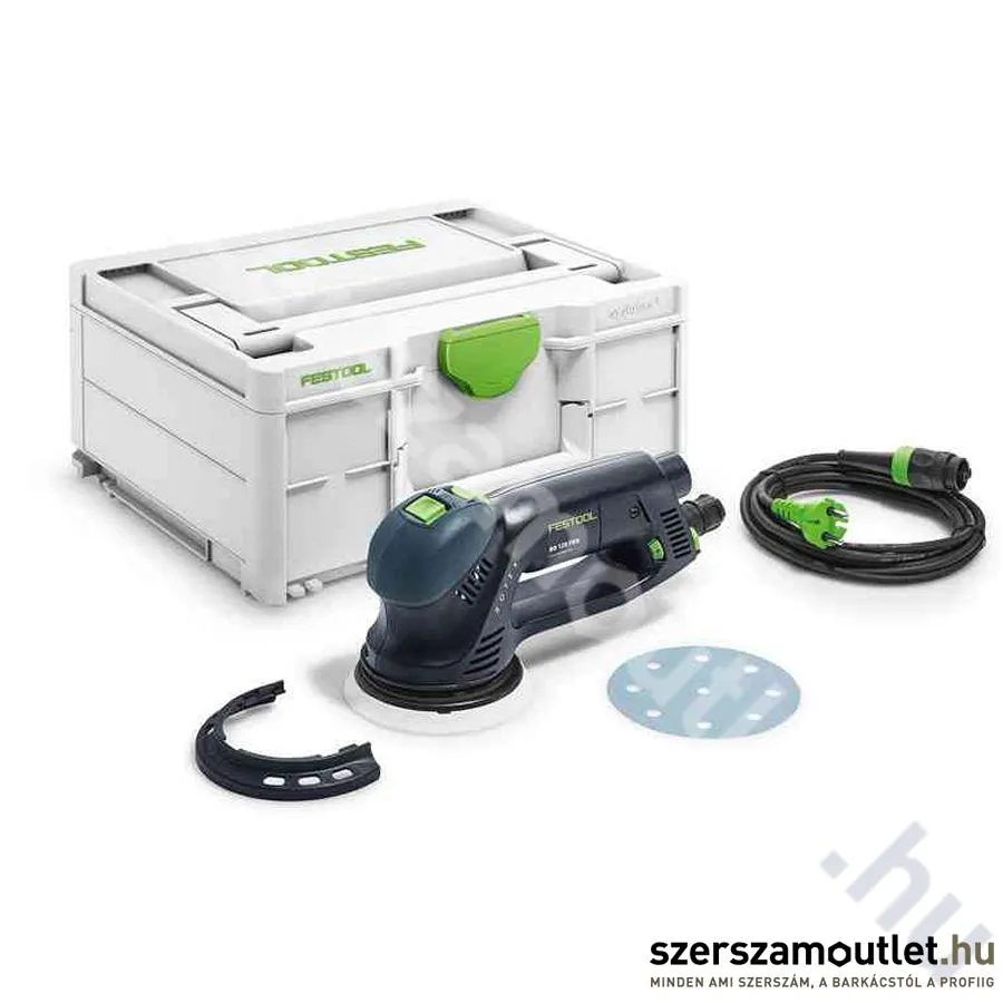 FESTOOL ROTEX RO 125 FEQ-Plus Áttételes hajtású excentercsiszoló Systainer-ben (500W/125mm)