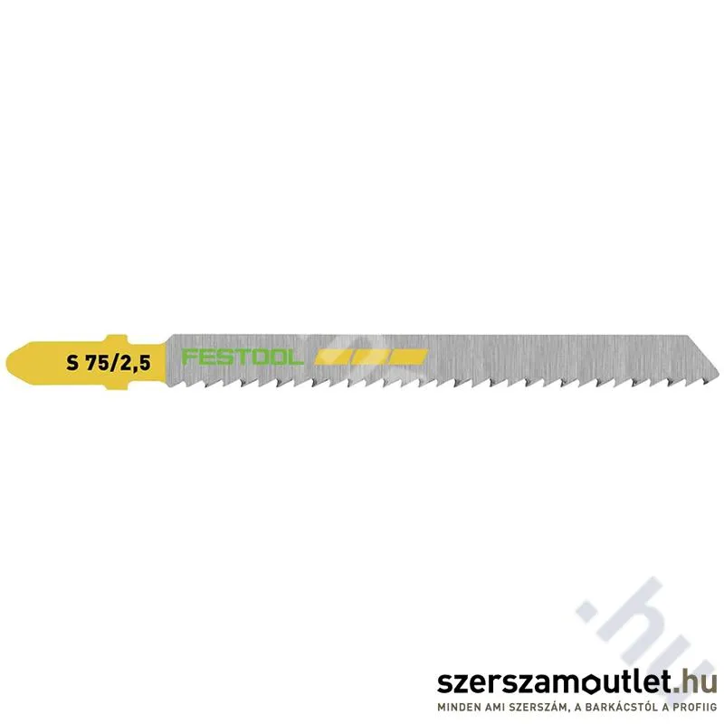 FESTOOL Szúrófűrészlap faanyagokhoz, finom tiszta vágás S 75/2,5 (1db)(204256,204257)