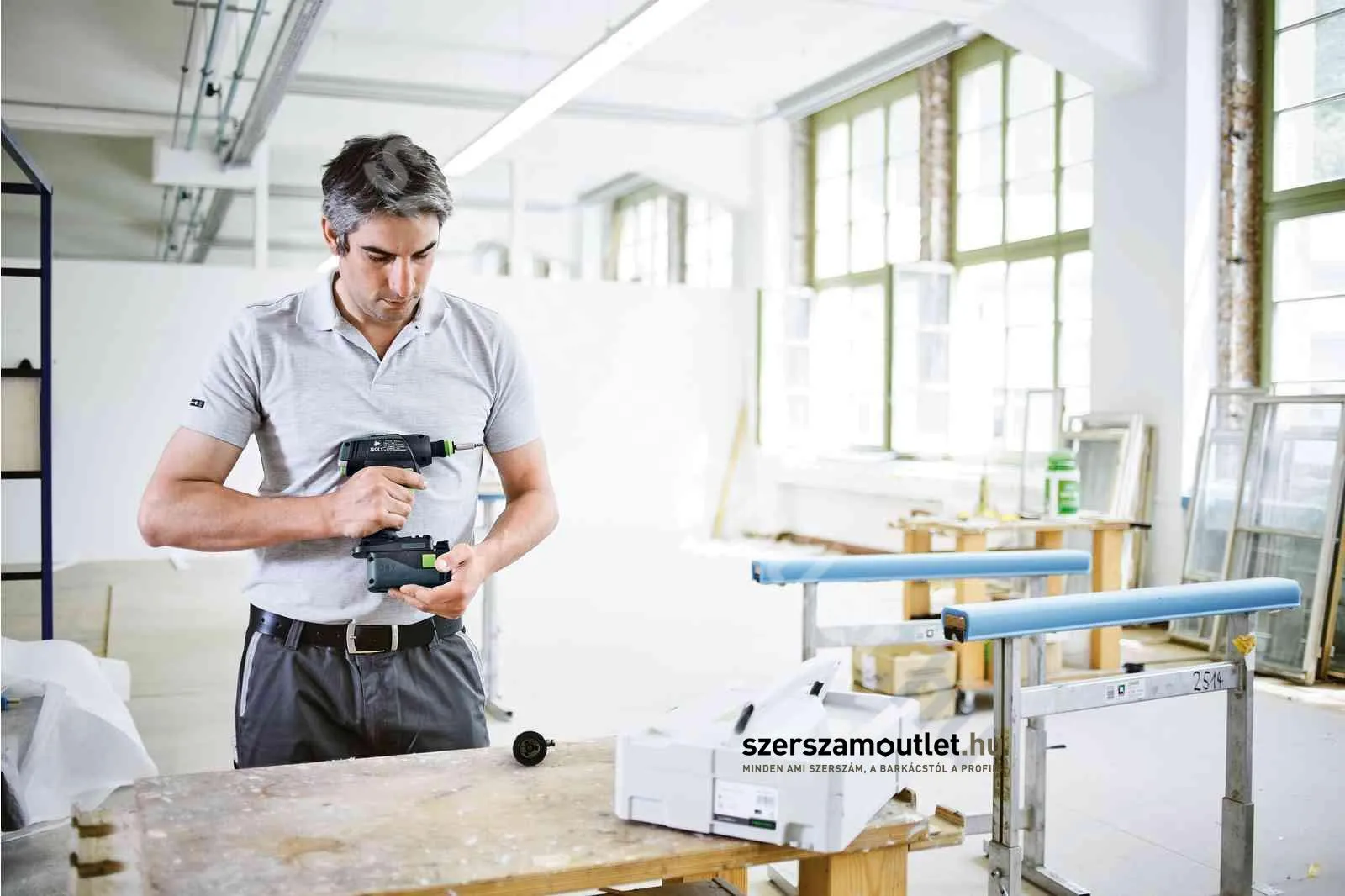 FESTOOL T 18+3 LI Basic Akkus fúró-csavarbehajtó (18V) (Akku és töltő nélkül!)