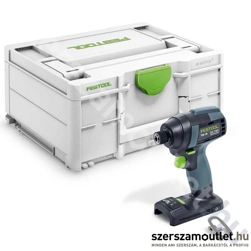 FESTOOL TID 18-Basic Akkus ütvecsavarozó (18V) (Akku és töltő nélkül!)