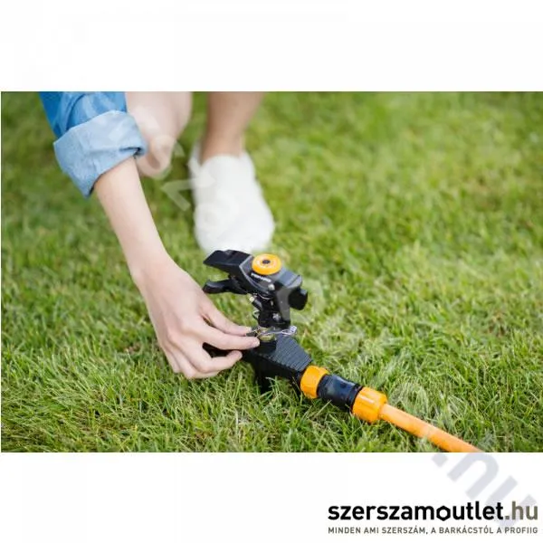 FISKARS COMFORT Impulzus kör esőztető, fém, kerekekkel (XL) (1023656)