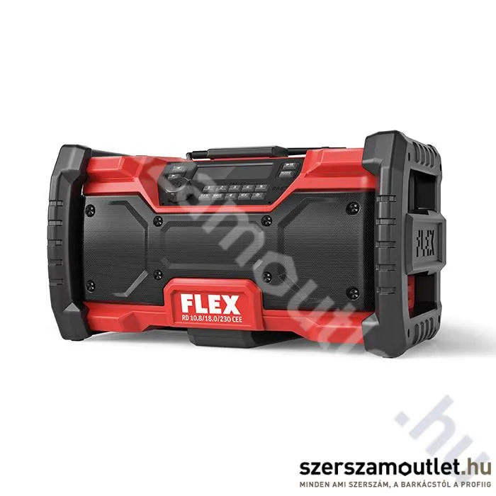 FLEX RD 10.8/18.0/230 Akkus rádió, digitális (10,8V/18V) (Akku és töltő nélkül!) (484.857)