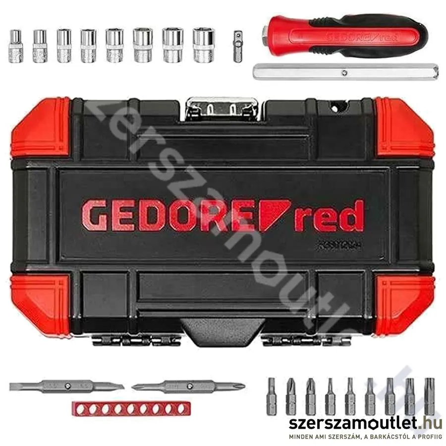GEDORE RED 24 részes bit és dugókulcskészlet (R38012024) (3300162)