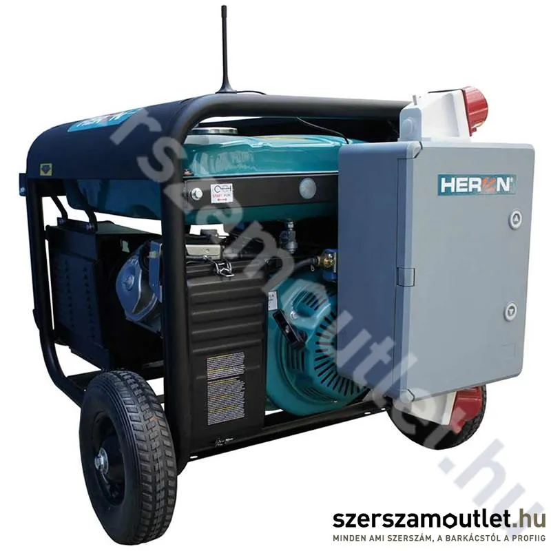 HERON 421 GREY Háromfázisú áramfejlesztő, kommunikációs egységgel 6,8kVA